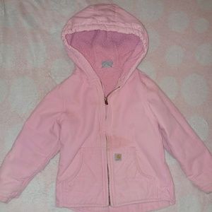 Pink Carhartt jacket 4t